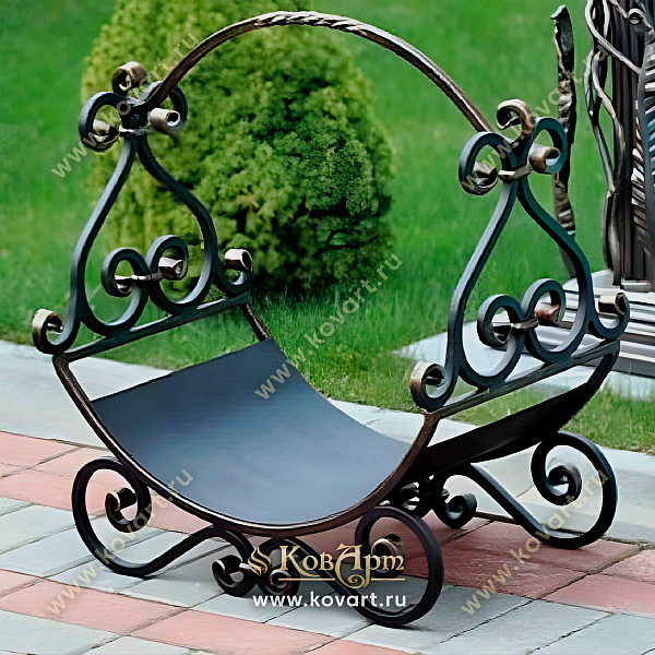 Кованые дровники