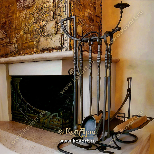 Кованые дровники