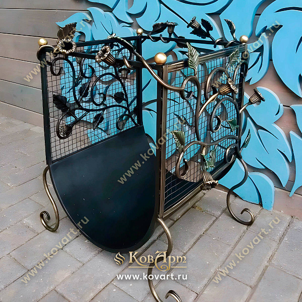 Кованые дровники