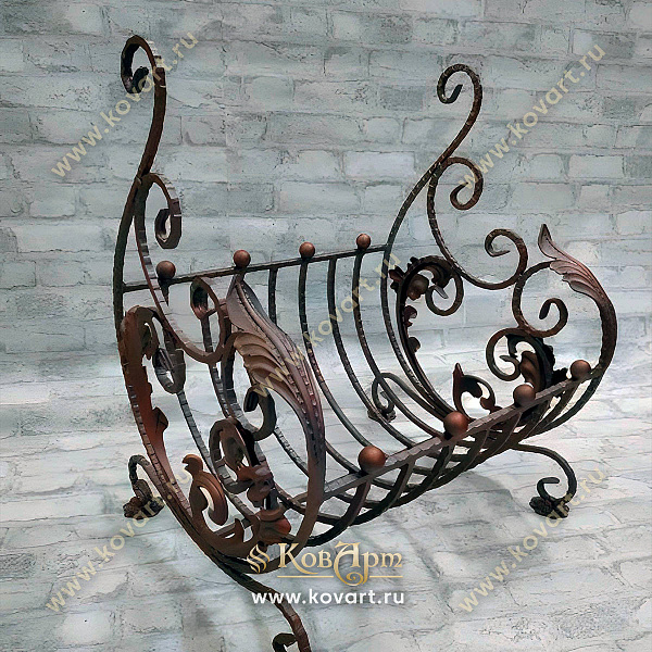 Кованые дровники