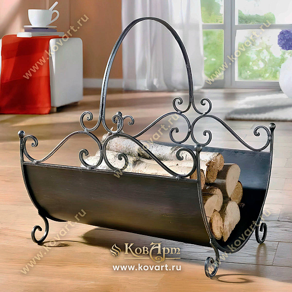 Кованые дровники