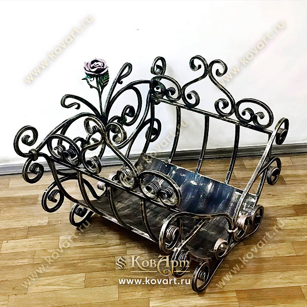 Кованые дровники