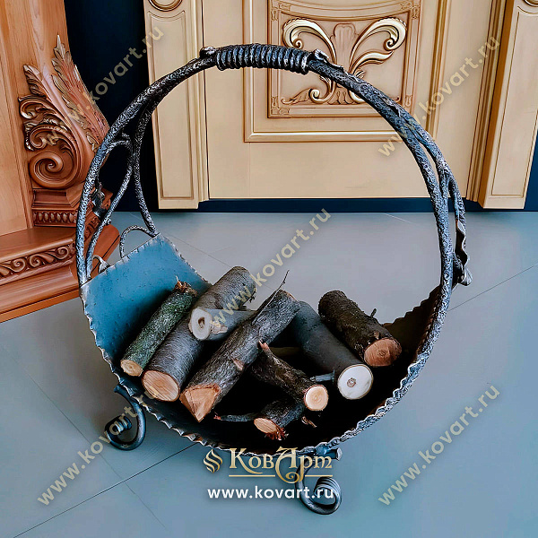 Кованые дровники