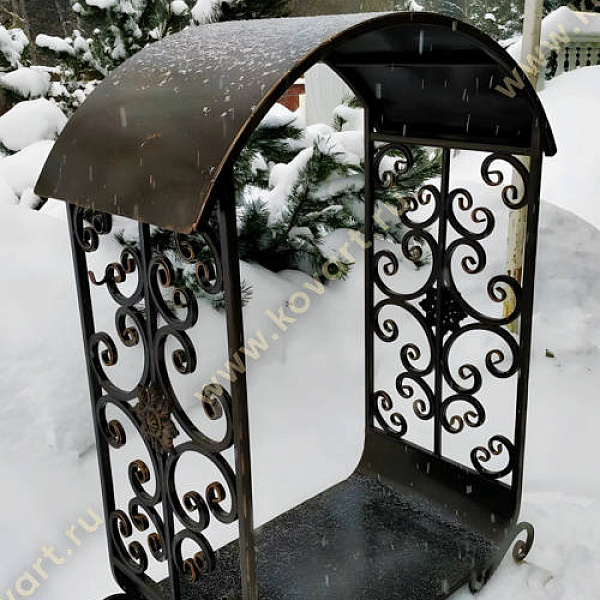 Кованые дровники