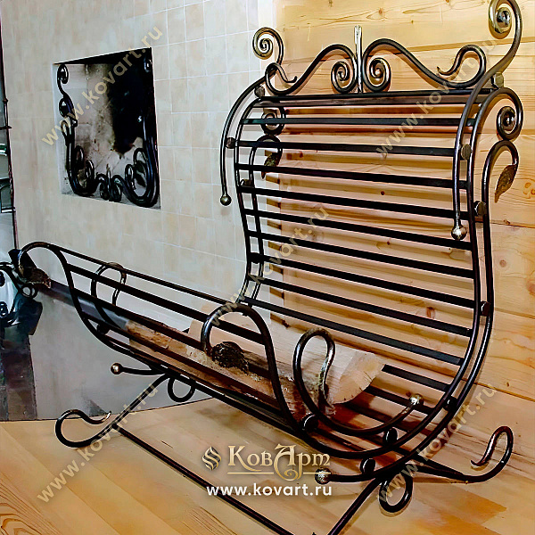 Кованые дровники