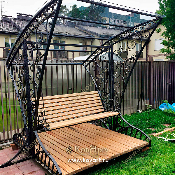 Кованые качели