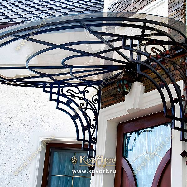 Кованые козырьки