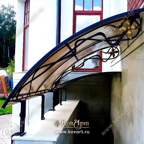 Кованые козырьки