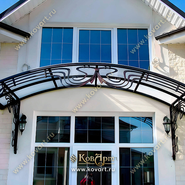 Кованые козырьки