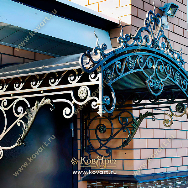 Кованые козырьки