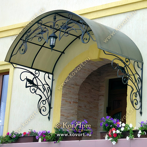 Кованые козырьки