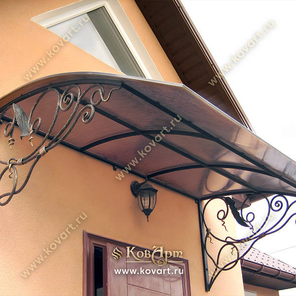 Кованые козырьки