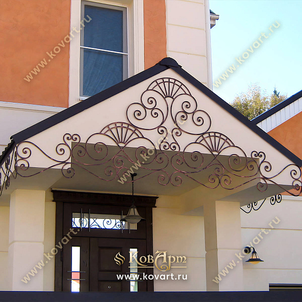 Кованые козырьки