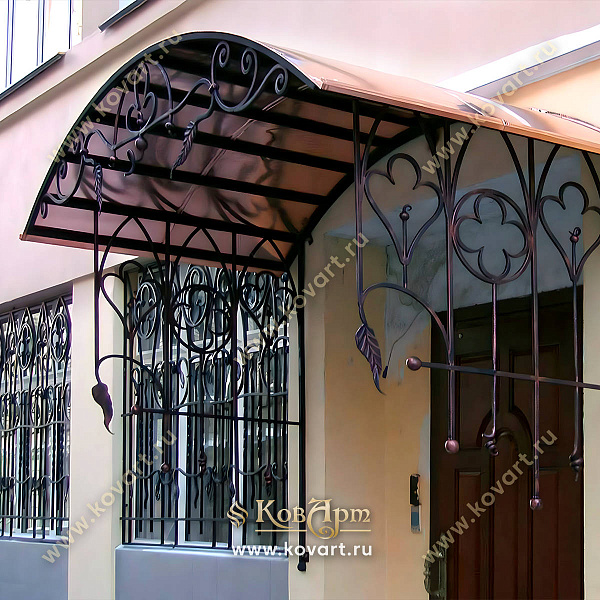 Кованые козырьки