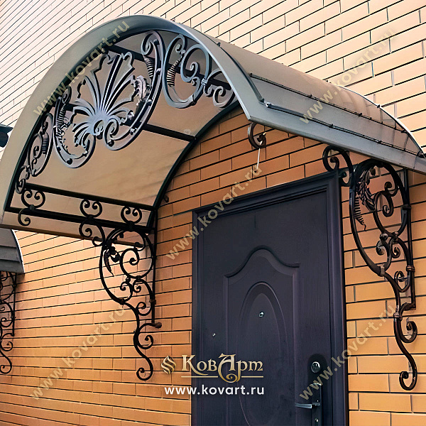 Кованые козырьки