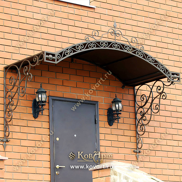 Кованые козырьки