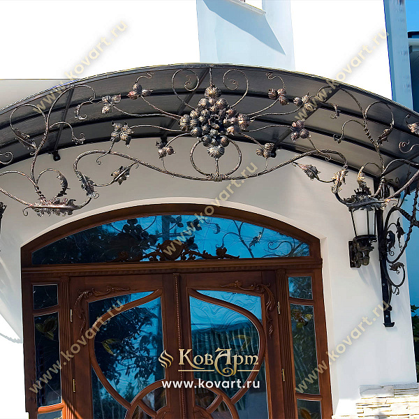 Кованые козырьки