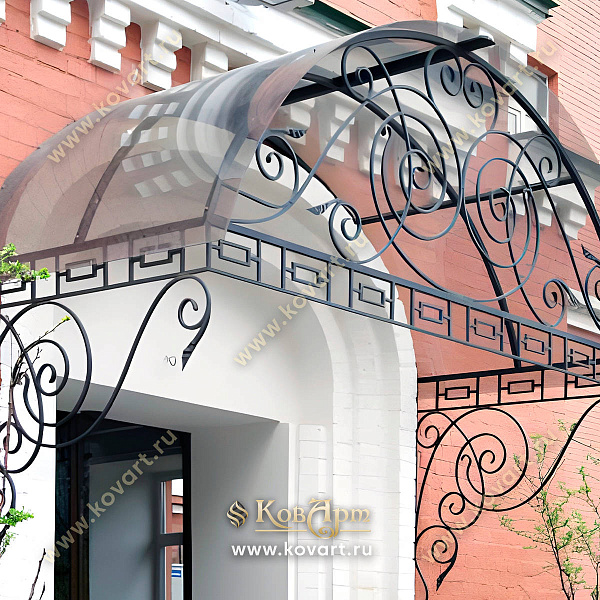 Кованые козырьки