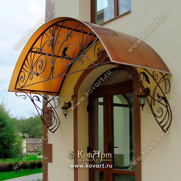 Кованые козырьки