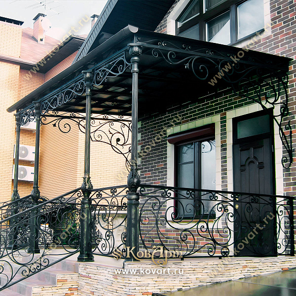 Кованые козырьки