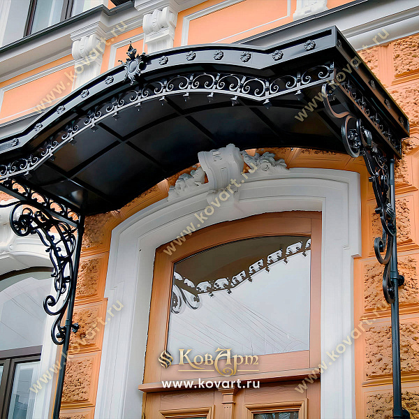 Кованые козырьки