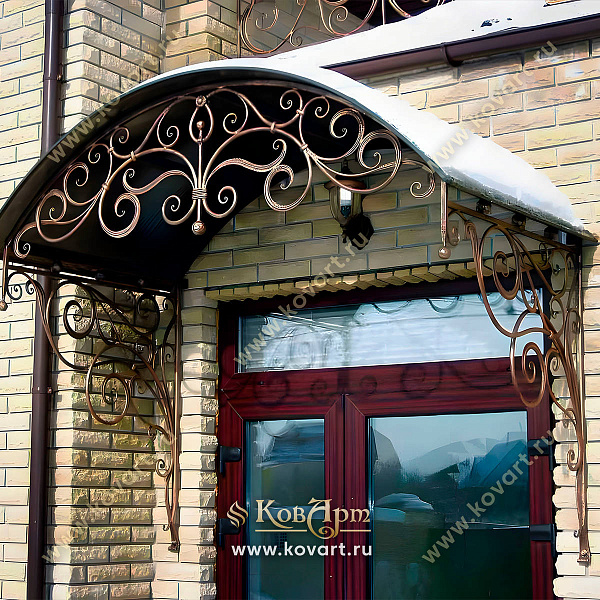 Кованые козырьки