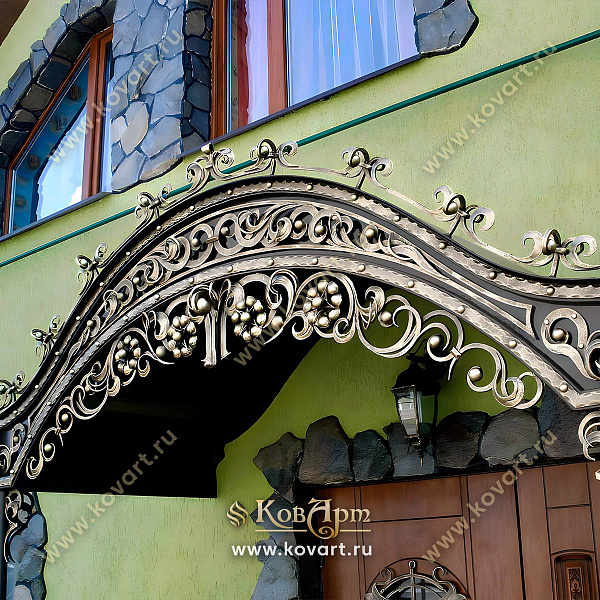 Кованые козырьки