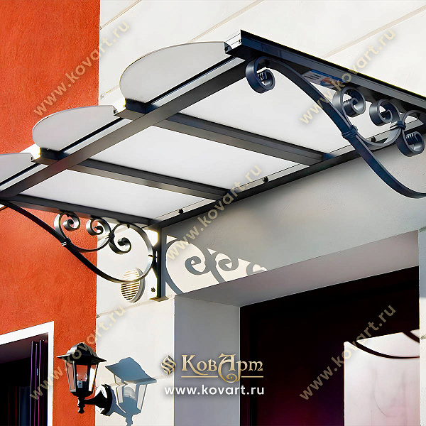 Кованые козырьки