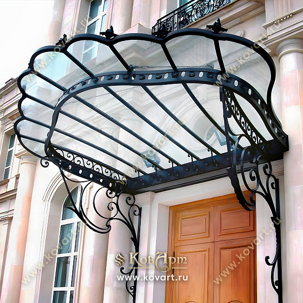 Кованые козырьки