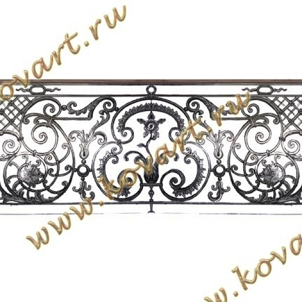 Эскизы кованых балконных ограждений
