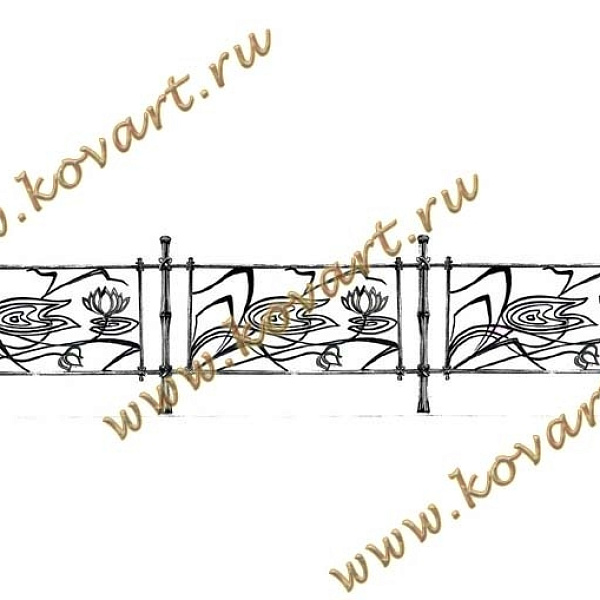 Эскизы кованых балконных ограждений