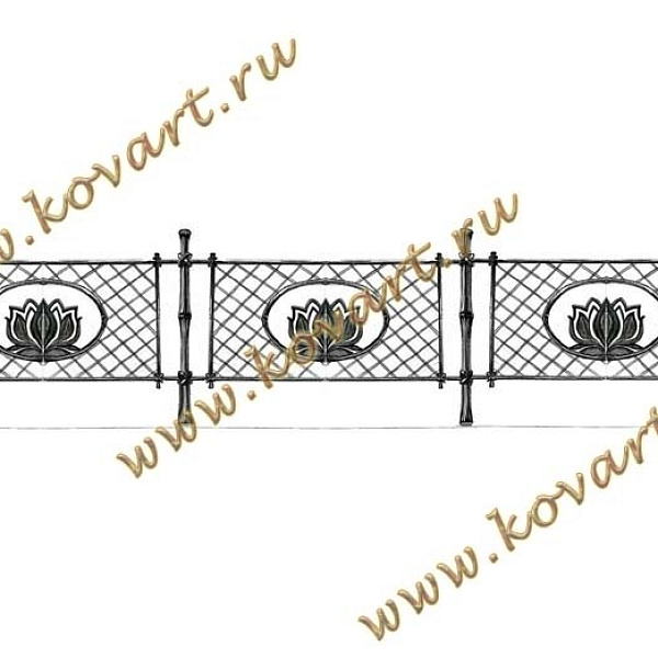 Эскизы кованых балконных ограждений