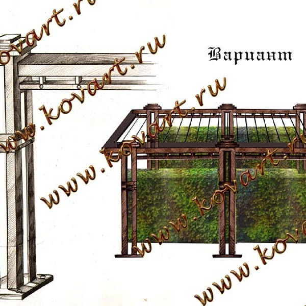 Эскизы ландшафтных изделий