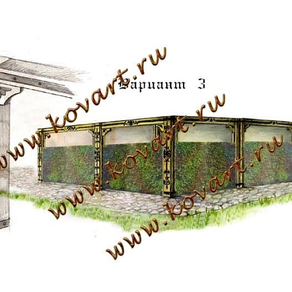 Эскизы ландшафтных изделий