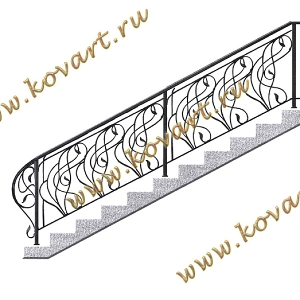 Эскизы кованых перил