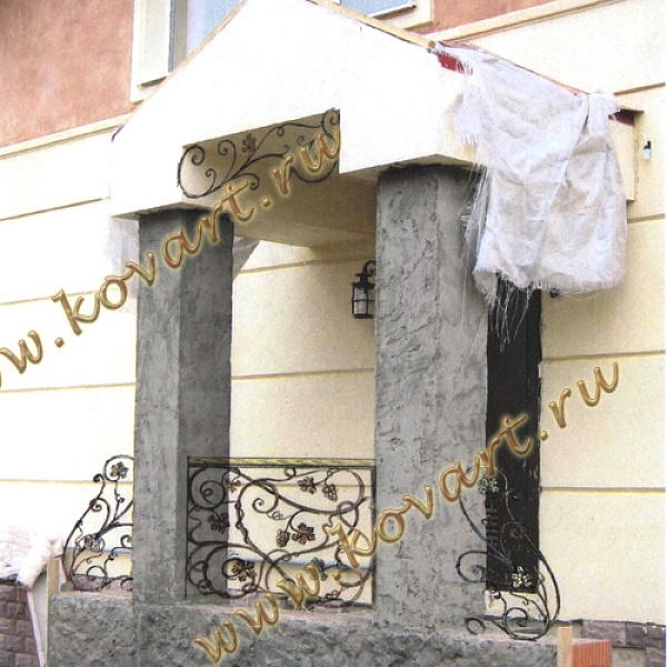 Эскизы кованого крыльца