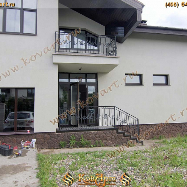 Кованые перила на крыльцо Код: КРЦ-61/64