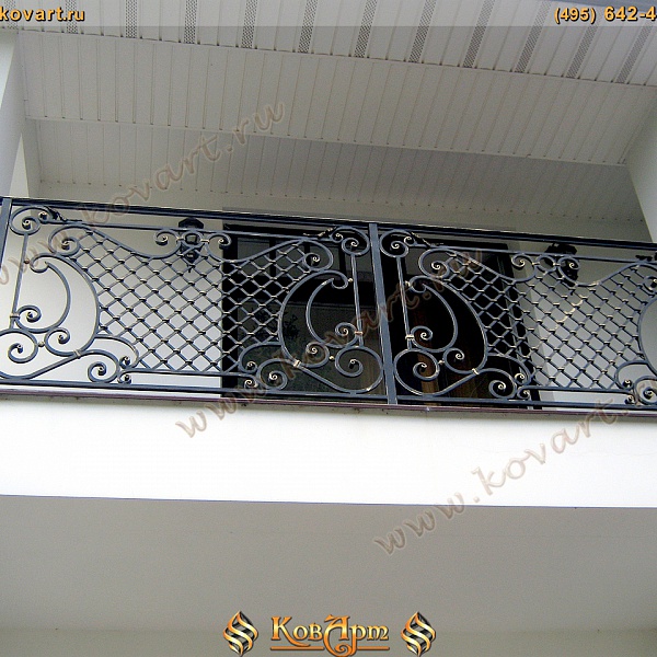 Кованый уличный балкон Код: БО-016/63