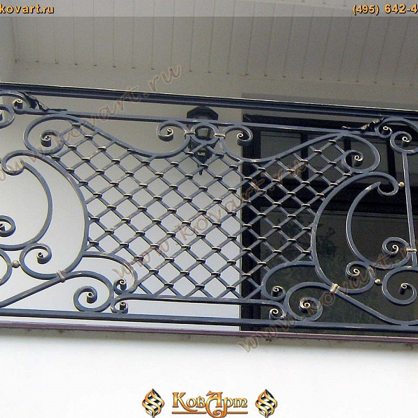 Кованый уличный балкон Код: БО-016/67