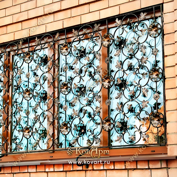 Кованые решетки на окна