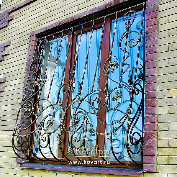 Кованые решетки на окна