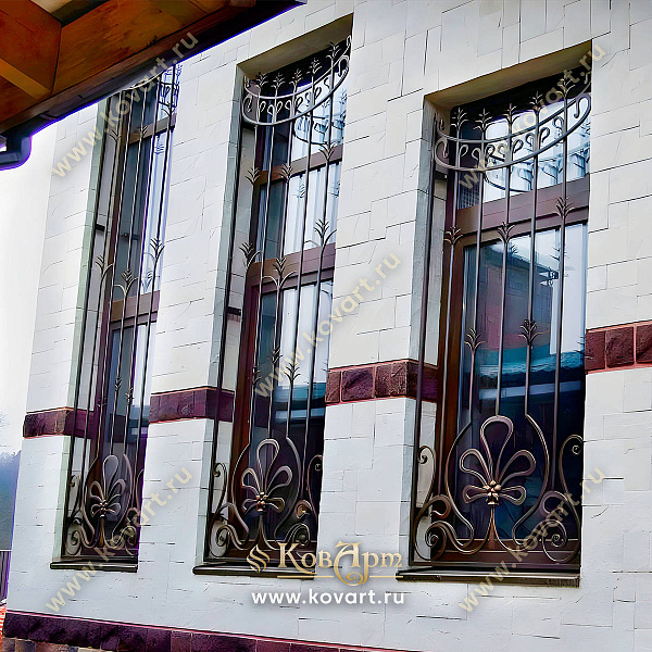 Кованые решетки на окна