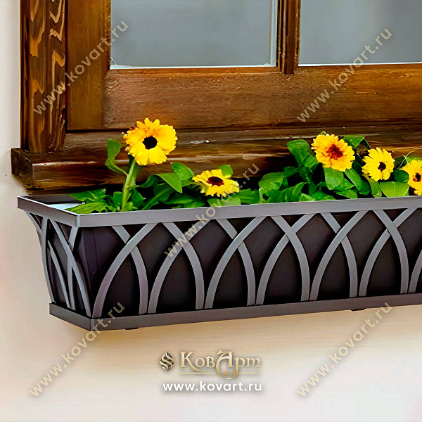 Кованые цветники