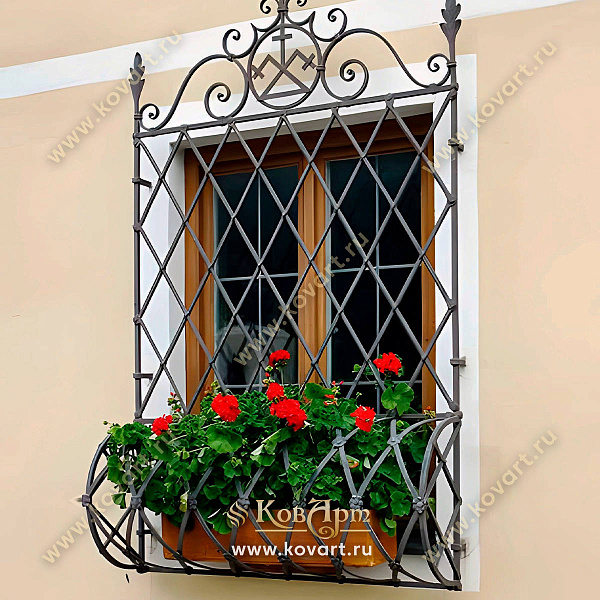 Кованые цветники