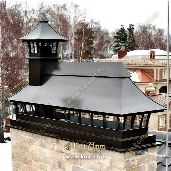 Кованые надымники