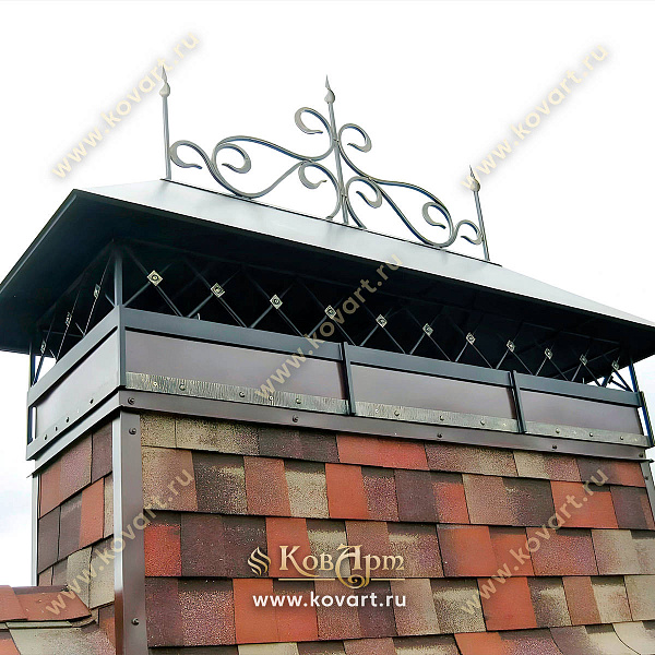 Кованые надымники