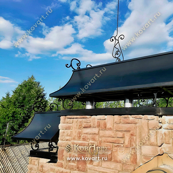 Кованые надымники