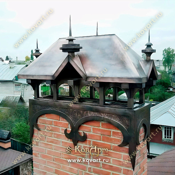 Кованые надымники