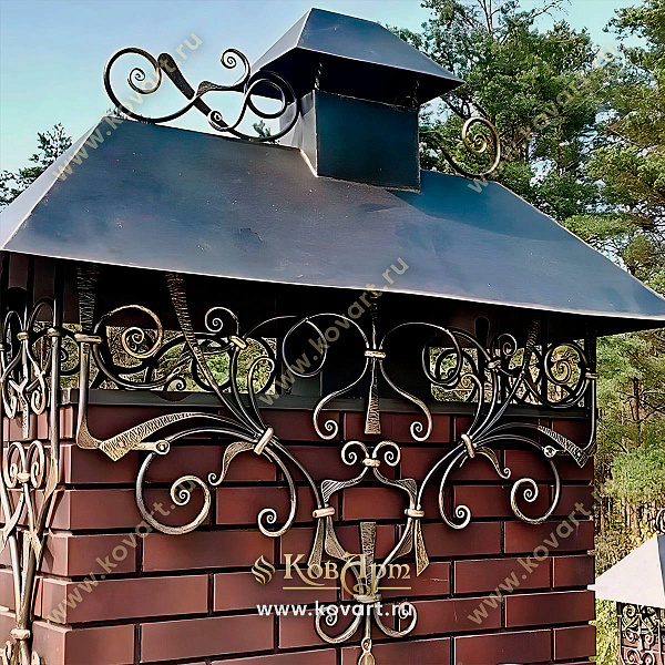 Кованые надымники