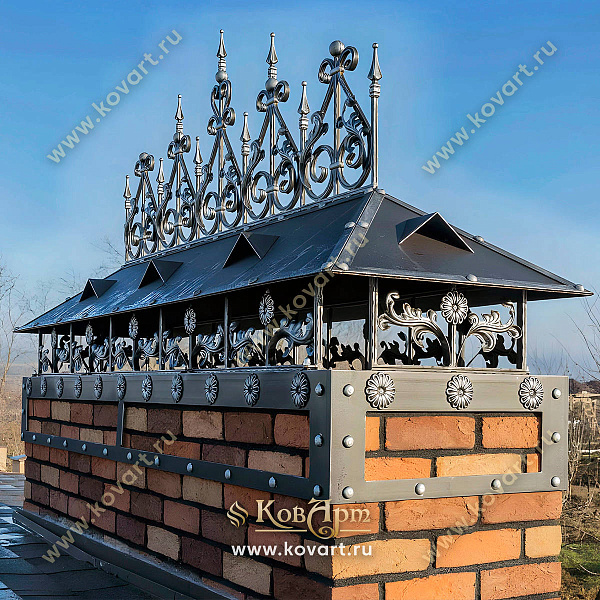 Кованые надымники